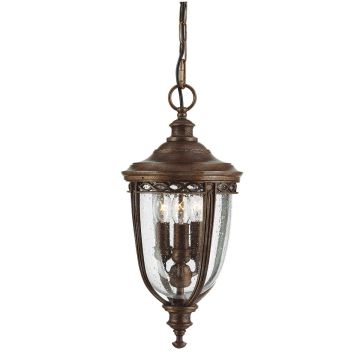 Feiss ENGLISH BRIDLE FE-EB8-M-BRB Závesná lampa 3x60W/E14 IP23