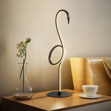 Elstead Lighting Flamingo FLAMINGO-TL-BLK Stolná lampa 1x6 W /LED 3000 K 420 lm