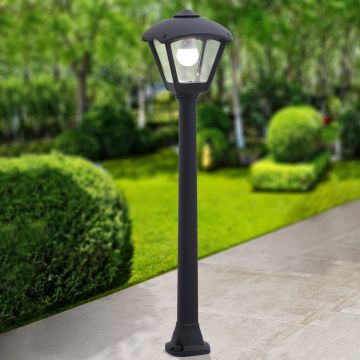 Fumagalli Giaffa FMG-GIAFFA-DARIO-BLK Stojanová lampa 1x23W/E27 2700K 800lm IP55