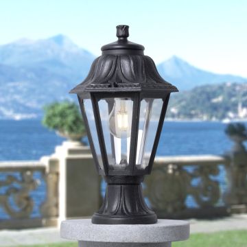 Fumagalli Mikrolot FMG-MIKROLOT-ANNA-BLK Stojanová lampa 1x23W/E27 IP55