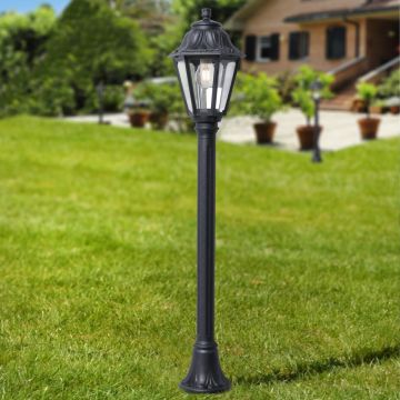 Fumagalli Mizar FMG-MIZAR-ANNA-BLK Stojanová lampa 1x23W/E27 2700K 800lm IP55