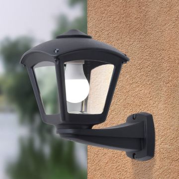 Fumagalli Nardo FMG-NARDO-ROBY-BLK Stena svietidlo 1x23W/E27 IP55