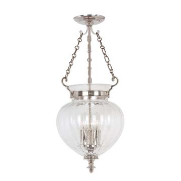 Elstead Lighting FINSBURY PARK FP-P-M-POL-NCKL Závesná lampa 3x60W/E14