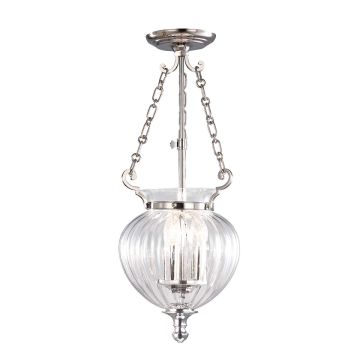 Elstead Lighting FINSBURY PARK FP-P-S-POL-NCKL Závesná lampa 3x60W/E14