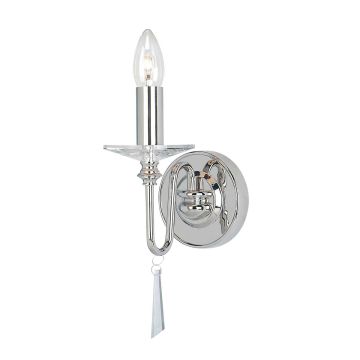Elstead Lighting FINSBURY PARK FP1-POL-NICKEL Stena svietidlo 1x60W/E14