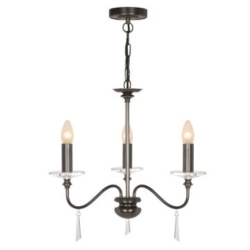 Elstead Lighting FINSBURY PARK FP3-OLD-BRZ Žiarovka 3x60W/E14