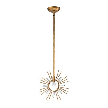 Gilded Nola Sun King GN-SUN-KING-P-G Závesná lampa 1x60 W/E27