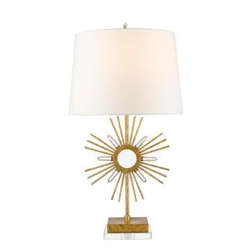 Gilded Nola Sun King GN-SUN-KING-TL Stolná lampa 1x100W/E27