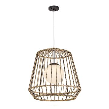 Hinkley Arlen HK-ARLEN-P1-L-BK Závesná lampa 1x60W/E27 ip44