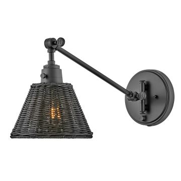 Hinkley Lighting Arti HK-ARTI-1W-BK-BR Stena svietidlo 1x60W/E27 IP20