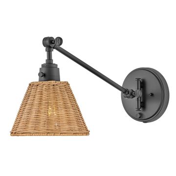 Hinkley Lighting Arti HK-ARTI-1W-BK-NR Stena svietidlo 1x60W/E27 IP20