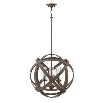 Hinkley Lighting CARSON HK-CARSON-3P Závesná lampa 3x40W/E14 IP44