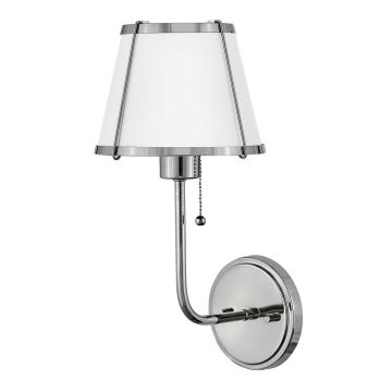 Hinkley Lighting Clarke HK-CLARKE1-PN-WH Stena svietidlo 1x40W/E27 IP20
