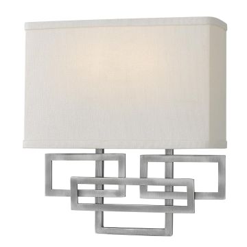 Hinkley Lighting LANZA HK-LANZA2-AN Stena svietidlo 2x60W/E14
