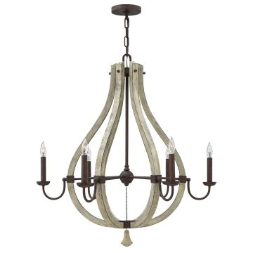 Hinkley Lighting MIDDLEFIELD HK-MIDDLEFIELD6 Žiarovka 6x60W/E14