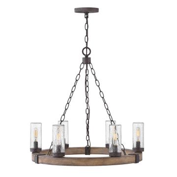 Hinkley Lighting Sawyer HK-SAWYER6-SQ Závesná lampa 6x40W/E14 IP44