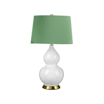 Elstead Lighting Isla ISLA-AB-TL-GREEN Stolná lampa 1x60 W/E27