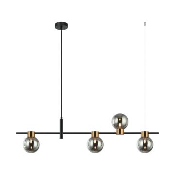 Italux BLETTER PND-5225-4-BK-SG Závesná lampa 4x25W/G9 IP20