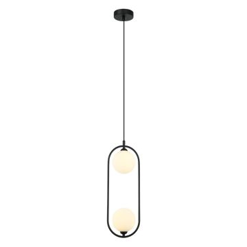 Italux LUPUS PND-3965-2-BK Závesná lampa 2x25W/G9 IP20