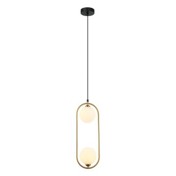 Italux LUPUS PND-3965-2-BRO Závesná lampa 2x25W/G9 IP20