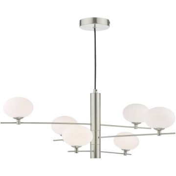 Dar Lighting Jasper JAS0646 Závesná lampa 6x25w/g9