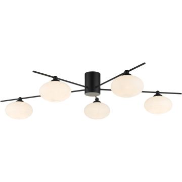 Dar Lighting Jasper JAS5422 Stropná lampa 5x25w/g9