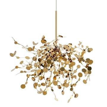 King Home MONETE SINGLE JD8653-1.GOLD Závesná lampa 3x30W/G9 IP20