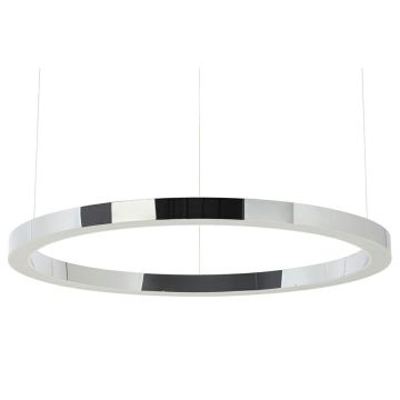King Home RING JD8169-100.SILVER Závesná lampa 1x75W/LED 3000K 6000LM IP20