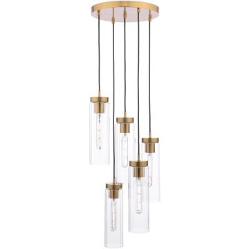 Dar Lighting Jodelle JOD0563 Závesná lampa 5x40w/e27