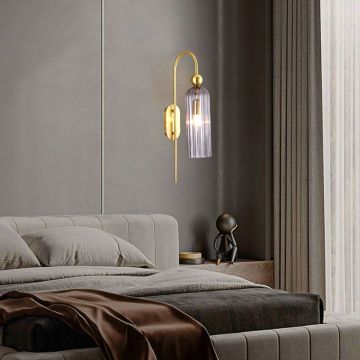 Light Prestige Piega LP-939/1W smoked Stena svietidlo 1x40W/E14 IP20