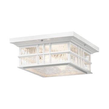Elstead Lighting BEACON SQUARE KL-BEACON-SQUARE-F-WHT Stropné svietidlo 2x60W/E27 IP44