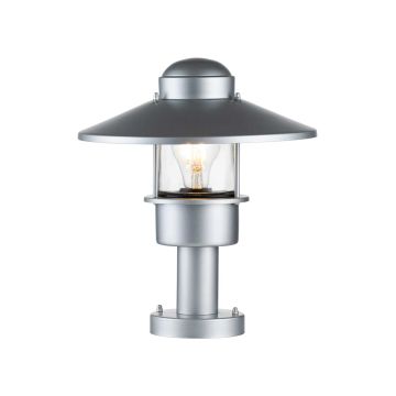 Elstead Lighting Klampenborg KLAMPENBORG-PED-SIL Stojanová lampa 1x60W/E27 IP44