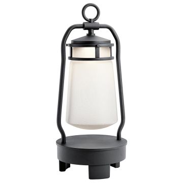 Elstead Lighting LYNDON KL-LYNDON-BT-A-BK Stolná lampa 3x3W/LED 3000K 250LM IP44