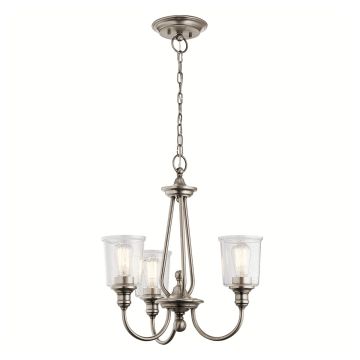 Elstead Lighting WAVERLY KL-WAVERLY3-CLP Žiarovka 3x60W/E27