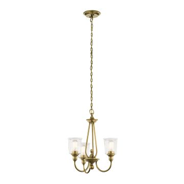 Elstead Lighting WAVERLY KL-WAVERLY3-NBR Žiarovka 3x60W/E27