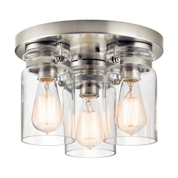 Kichler BRINLEY KL-BRINLEY-F-NI Stropné svietidlo 3x60W/E27