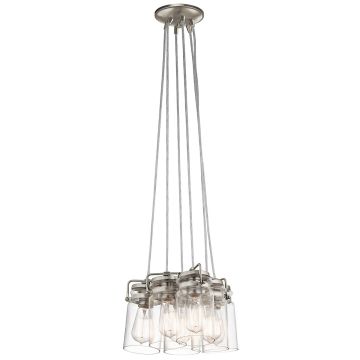 Kichler BRINLEY KL-BRINLEY6-NI Závesná lampa 6x60W/E27