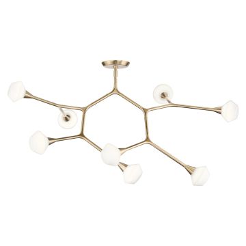 Kichler Cassius KL-CASSIUS-8P-CPZ Stropná lampa 8x3W/G9 3000K 300lm