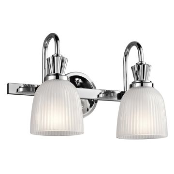 Kichler CORA KL-CORA2-BATH Stena svietidlo 2x3,5W/G9 2x320LM IP44