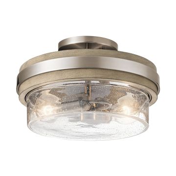 Kichler Grand Bank KL-GRAND-BANK-SF Stropné svietidlo 2x60W/E27 IP20