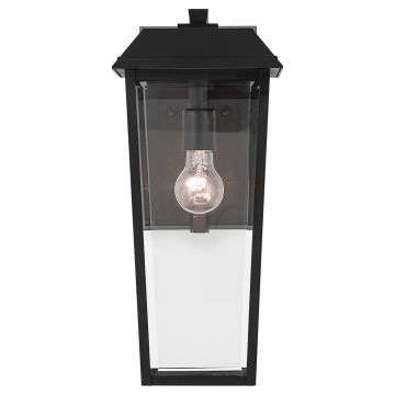 Kichler Mathus KL-MATHUS2-M-BK Stena svietidlo 1x60W/E27 ip44