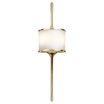 Kichler MONA KL-MONA-L-PB Stena svietidlo 2x3,5W/G9 320LM IP44