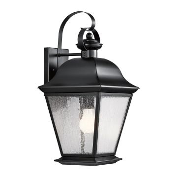 Kichler Mount Vernon KL-MOUNT-VERNON2-L-BK Stena svietidlo 1x60W/E27 ip44