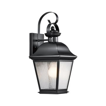 Kichler Mount Vernon KL-MOUNT-VERNON2-M-BK Stena svietidlo 1x60W/E27 ip44