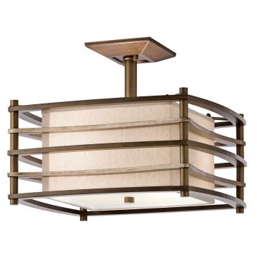Kichler MOXIE KL-MOXIE-SF Stropná lampa 2x60W/E27