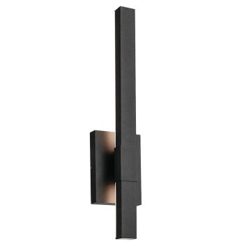 Kichler Nocar KL-NOCAR-M-BK Stena svietidlo 1x20W/LED 3000K 1150lm IP44