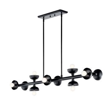 Kichler Palta KL-PALTA-LP10-BK Závesná lampa 10x40W/E14 IP20