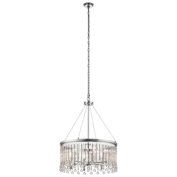 Kichler Piper KL-PIPER-6P-PC Závesná lampa 6x60W/E14