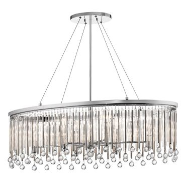 Kichler Piper KL-PIPER-ISLE-PC Závesná lampa 6x60W/E14
