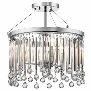 Kichler Piper KL-PIPER-SF-PC Stropná lampa 3x60W/E14